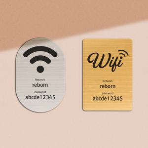 와이파이 안내사인 wifi 카페 매장 비밀번호 안내판 표지판