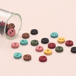 미니 장식 단추 7컬러 믹스 옷 소품