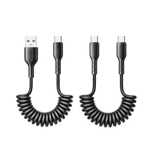 에어그립 스프링 폰 태블릿 코일 고속충전 PD 꼬임방지 케이블 60W CtoC
