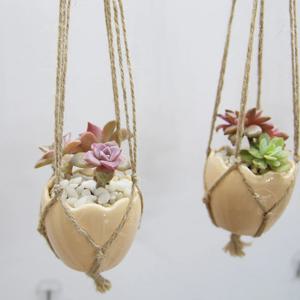 DIY 행잉고리 계란 껍질 화분  (다육이화분 미니화분) 2colors