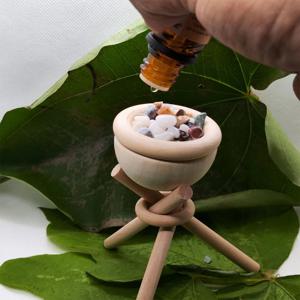 [해외] 미니 원목 아로마 실내 스톤디퓨저