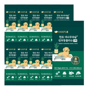 반려동물 샤워티슈 1매x10개입