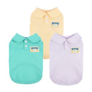 파스텔톤 고양이 강아지 폴로티셔츠 옷 반팔 실내복 외출복