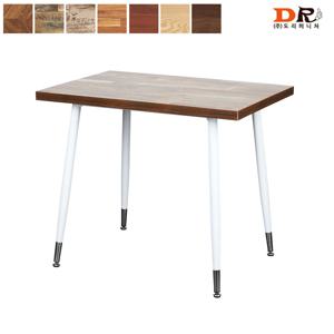 이플S 화이트 900 MDF 테이블 (7가지 상판) / 업소 업소용 스텐 실버 조립식 식탁