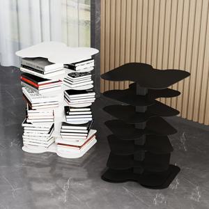 [해외]나선형 북타워 철제 선반 6단