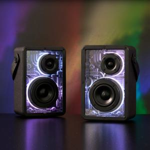 MT500 RGB 투명 블루투스 우퍼 스피커