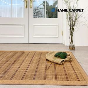 포인트 여름 천연 대나무자리 카페트 2size 1color
