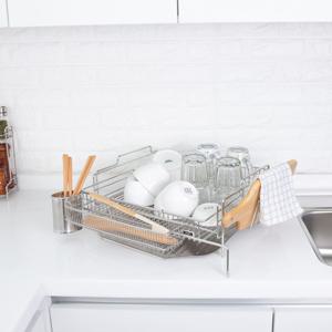 올스텐 304 투인원 틈새 확장형 식기건조대 1단(중)