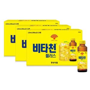 부채표 비타천 플러스 드링크 비타민 음료 120ml 30개입
