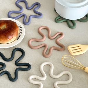 젤리피쉬 실리콘 냄비 받침대 미끄럼 방지 보호