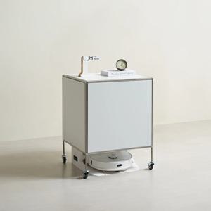 스텐모어 리브로 15파이 로봇청소기 수납장 기본형 이동식 2colors