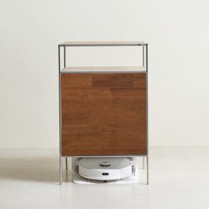 스텐모어 리브로 15파이 원목 로봇청소기 수납장 수납형