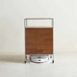 스텐모어 리브로 15파이 원목 로봇청소기 수납장 수납형 이동식