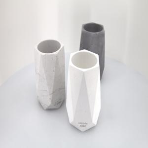지오메트리 화병 꽃 야생화 꽃병 인테리어 집들이선물 콘크리트 소품
