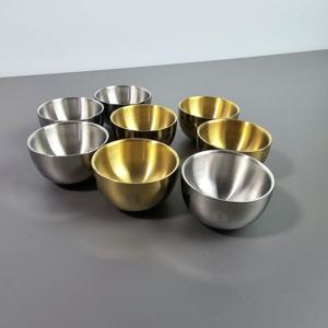 304 스테인레스 소주잔 캠핑술컵 소주컵 스텐종지 실버 골드 50ml