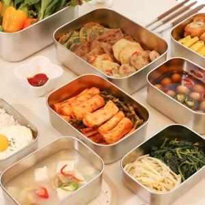 전자레인지 사용가능한 스텐용기 3000ml