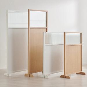 유리 파티션 가림막 가벽 이동식 칸막이 우드 원룸 인테리어 주방 파티션 원목 (6size)