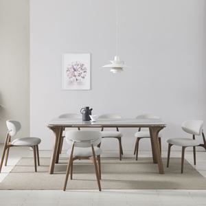 리오 애쉬원목  4인용 6인용  포세린 세라믹 식탁세트 18T양면 의자옵션