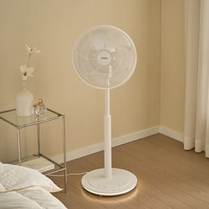 [오늘의딜] 가정용 BLDC 무드등 저소음 리모컨 360도회전 거실 선풍기 GF-DF200