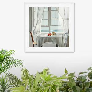 261카랜 -창가풍경2/캔버스천메탈프레임액자 아크릴액자 매트메탈액자 바람에날리는커텐