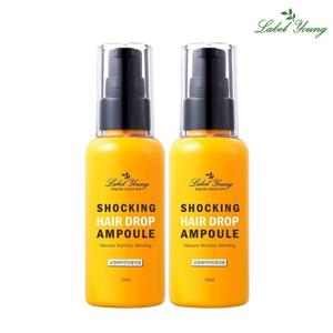 [1+1]쇼킹헤어한방울앰플 70ml/ 윤기+보습+영양 헤어앰플/ 샴푸린스헤어팩에 한방울 톡!
