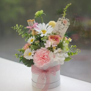 카네이션 꽃 바구니 조화 화분2 풀세트 선물 포장 어버이날 용돈 머니캡 엽서카드