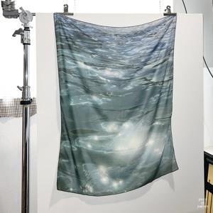 풍경 쉬폰 패브릭포스터 5종 2size / 고성 바다 물결 윤슬