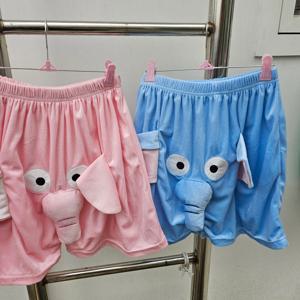 코끼리 입체 반바지 수면 반바지 웃긴 반바지 잠옷