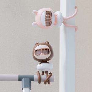 아기 유모차 선풍기 문어발 선풍기 (저소음 선풍기/친환경 소재)