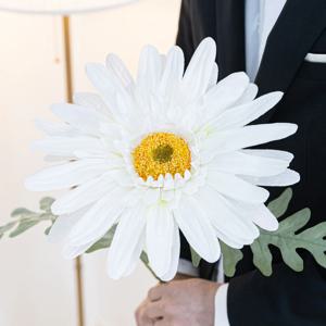 자이언트 대형 국화 성묘 조화가지 28x96cm (5컬러) 빅사이즈 꽃 납골당 산소꽃 추모