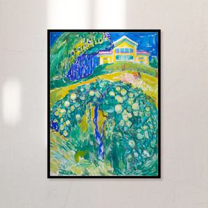 액자 Apple Tree in the Garden/ 에드바르드 뭉크