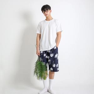 남자 산들인견 잠옷 바지 5부 파자마 반바지 3size, 4color
