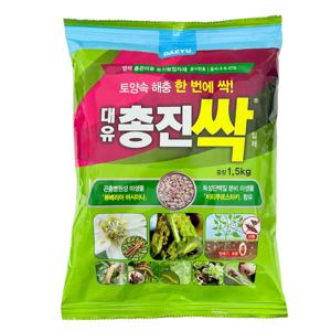 대유 총진싹 입제 1.5kg .친환경 뿌리파리 진딧물 퇴치 고추 배추 토양 보조제