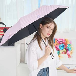 50 체크 파스텔 암막코팅 3단 슬림 우양산 MUVGU60004