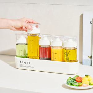 양념통 깔끔 보관 가능! 클로일 오일병 전용 트레이 5구, 거치대