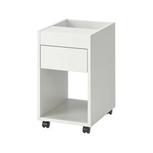 톤스타드 이동식 바퀴형 화이트 3단 서랍