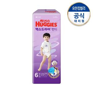 2024 맥스드라이 팬티 6단계 (남)38매x1팩