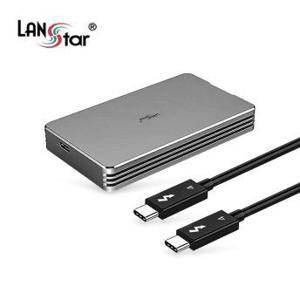 썬더볼트4 nvmem.2ssd 외장하드 케이스 usb4 40Gbps (LS-TBNVME)