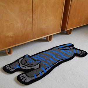 블루타이거러그 핸드터프트러그 인테리어 러그 고퀄리티러그 입체러그 호랑이러그