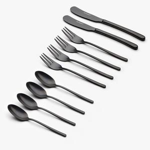 빈티지블랙 커트러리 디저트 3종 10P세트 (티스푼+케익포크+버터나이프)