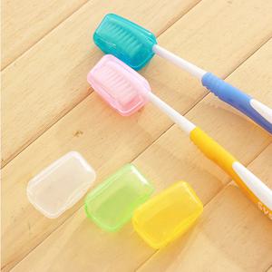 휴대용 여행 칫솔 캡 케이스 뚜껑 5p 세면도구 커버 보관함