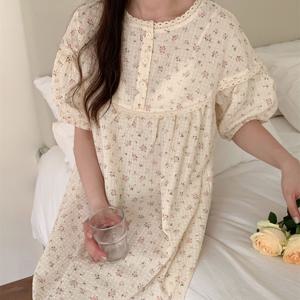 소이 플라워 원피스 잠옷