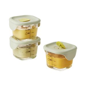 바로한끼 이유식 정사각용기 230ml 3개세트 (LLG509S3)