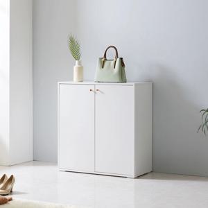 모디쉬 신발장4단 800 화이트/그레이/아카시아