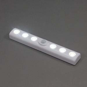LED 일자6구센서등 건전지센서등 무선 간접 보조등 탈부착 조명