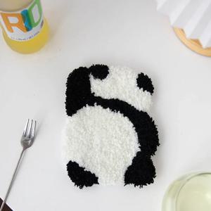 티코스터 펀치니들 DIY 자수 키트 스킬 공예 컵받침 만들기-하이파이브