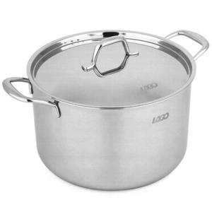 LAGO 라고 스텐레스 엠보싱 통5중 곰솥 28cm 곰냄비 스텐곰솥 곰통 0411