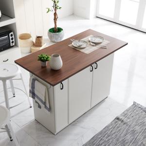 에버렛 아일랜드 조리대 식탁 홈바 주방 홈바테이블 1200