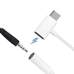 ET-192 듀얼 C타입 to 3.5mm 변환젠더 충전 통화 음악 재생 커넥터 헤드폰