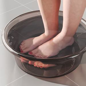 반투명 세숫대야 원형 욕실 다라이 설거지통 (대형)